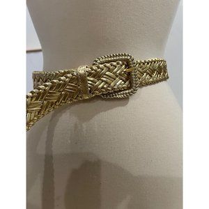 Gold braided belt